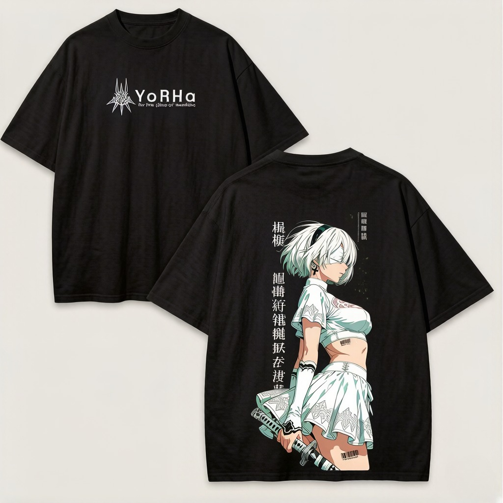 Street Fashion Logo - 2026 summer Anime NieR Automata 2B