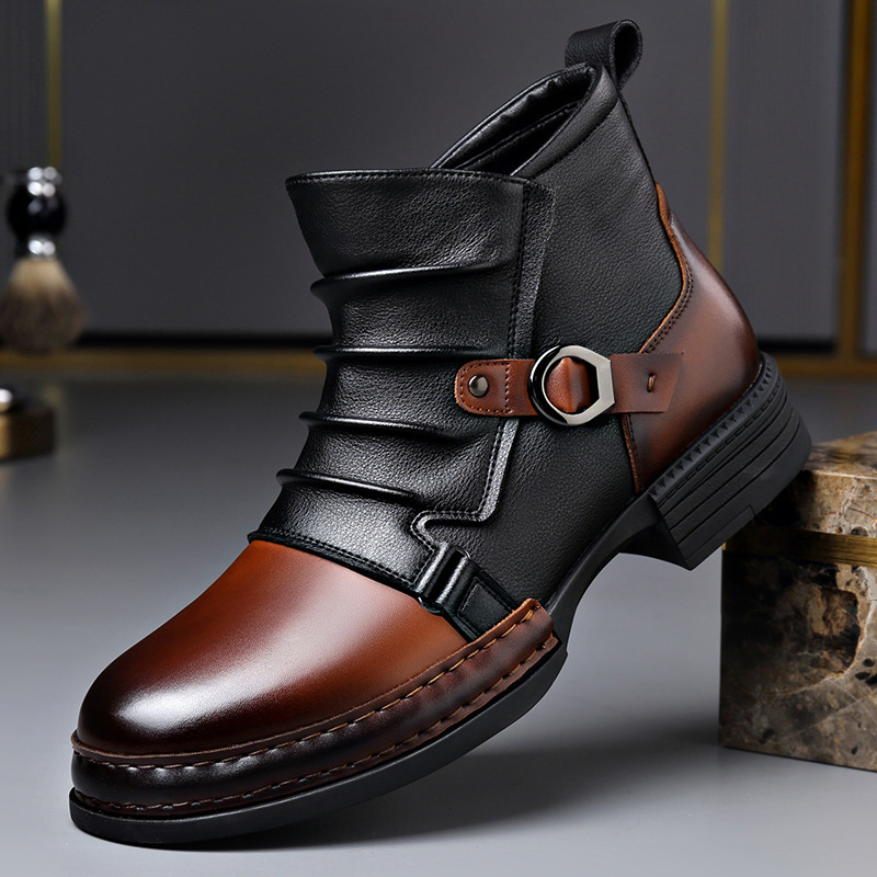 Street Fashion Designer - Autumn Winter Retro Ankle Boots for