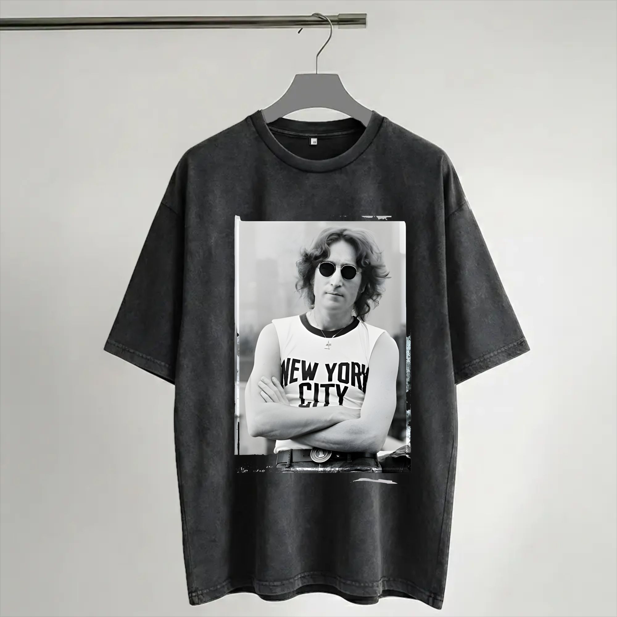 Street Fashion New York - Harajuku Washed Shirt John Lennon 1972