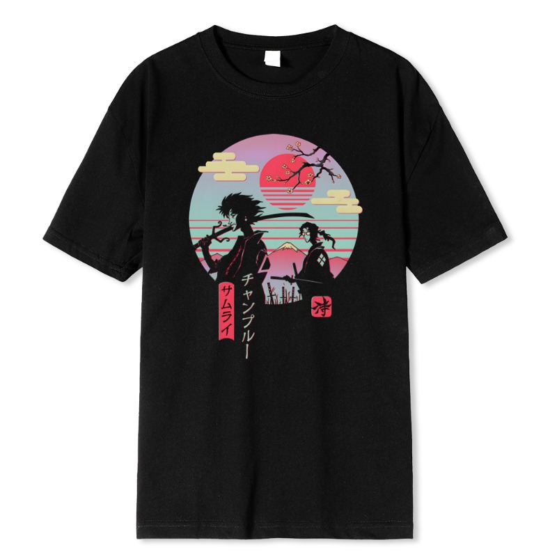 Street Fashion Style Male - 2 Japanese Samurai Walking Home Hip