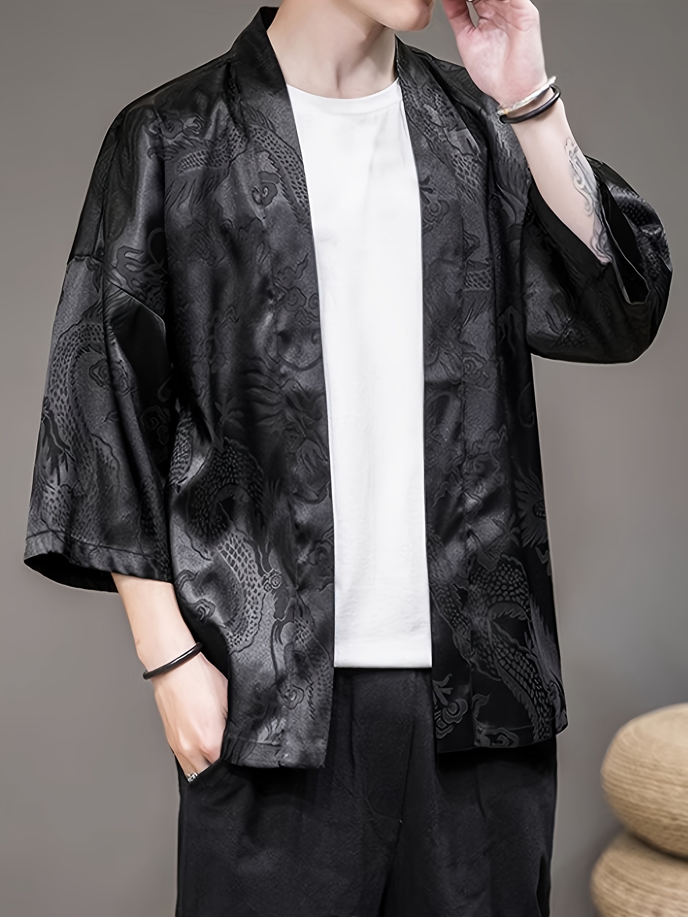 Street Fashion Designer - 2026 Summer Men's Kimono 3D Printed