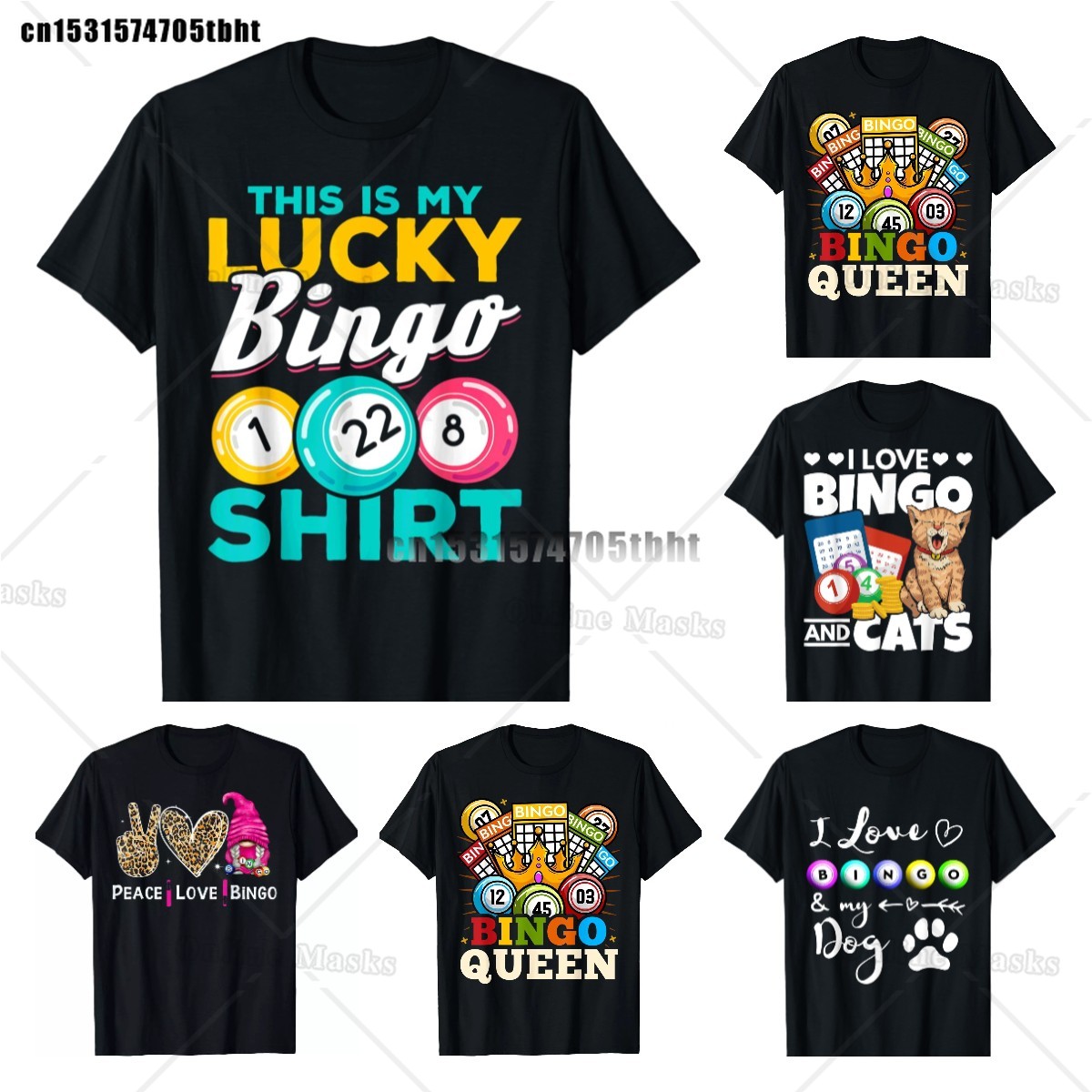 Queen Street Fashion - Crazy Bingo Lady Shirt Funny Lucky