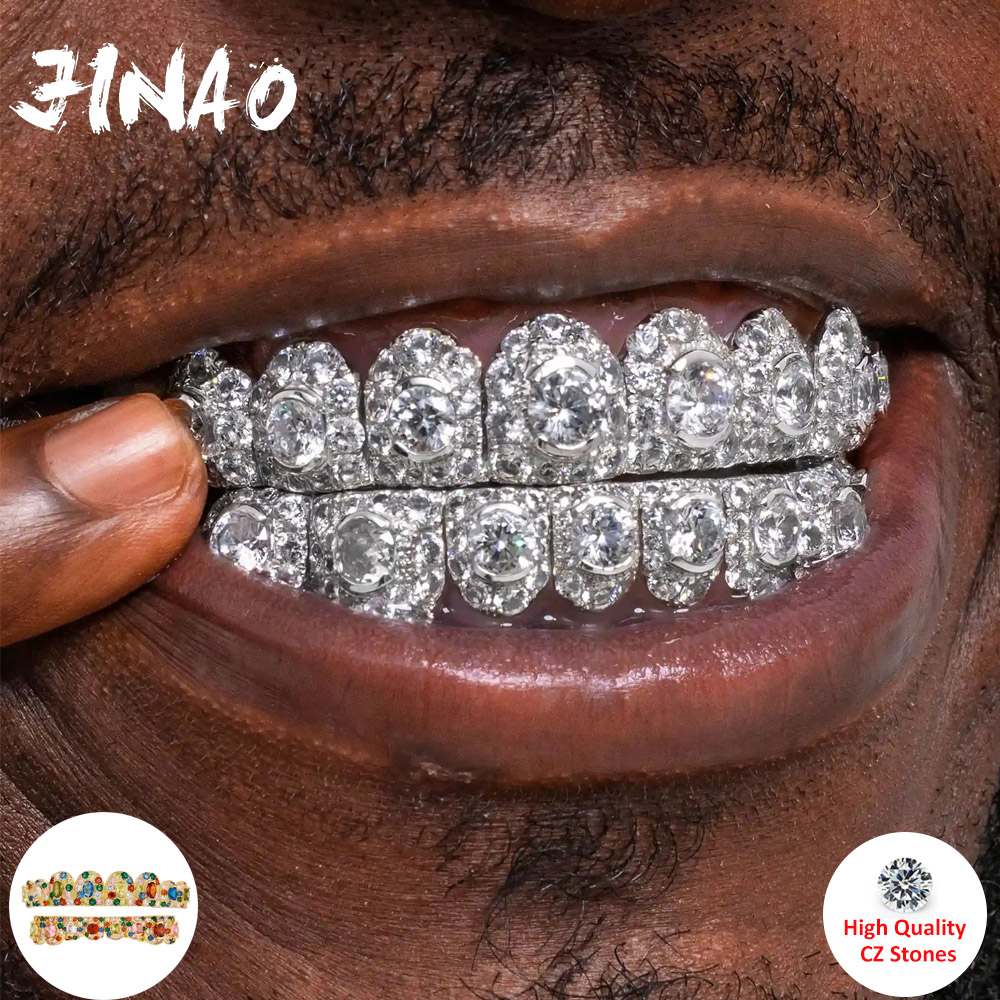 Street Fashion Jewelry - JINAO Hip Hop Full Iced Out