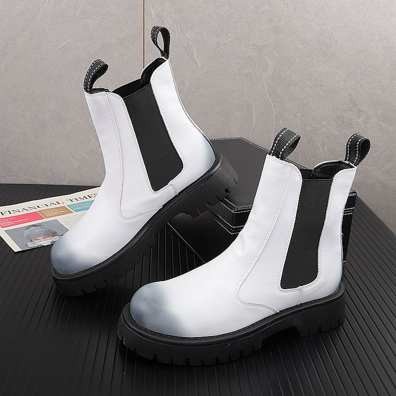 Street Fashion Designer - Men Luxury Fashion Genuine Leather Boots