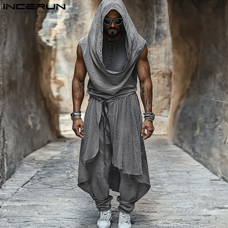 Street Fashion Outfit For Men - 2024 Street Fashion Two-piece Suits INCERUN