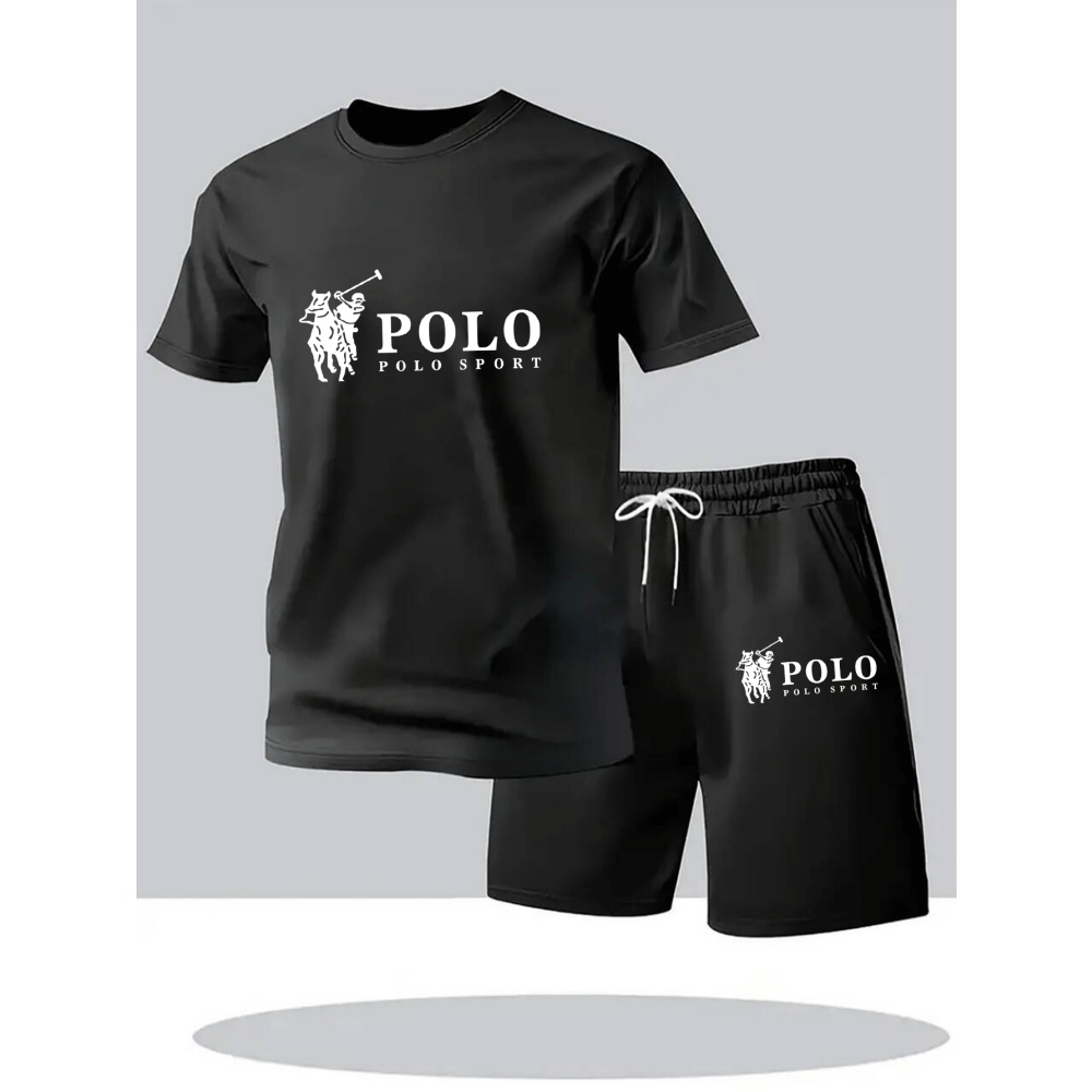 Street Fashion Tshirt - 2026 Summer Men's Set Urban Casual