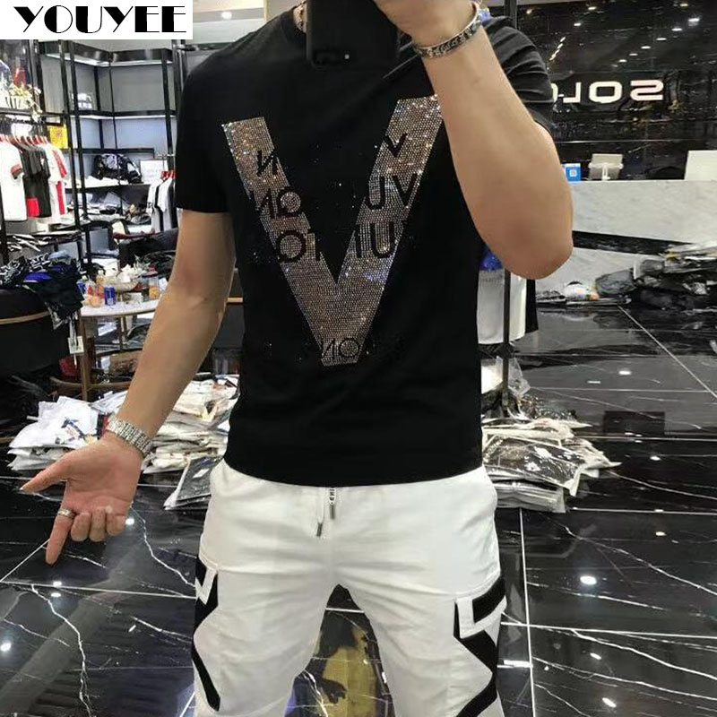Street Fashion Style Male - T-shirt Designer Clothes Men Mercerized Cotton