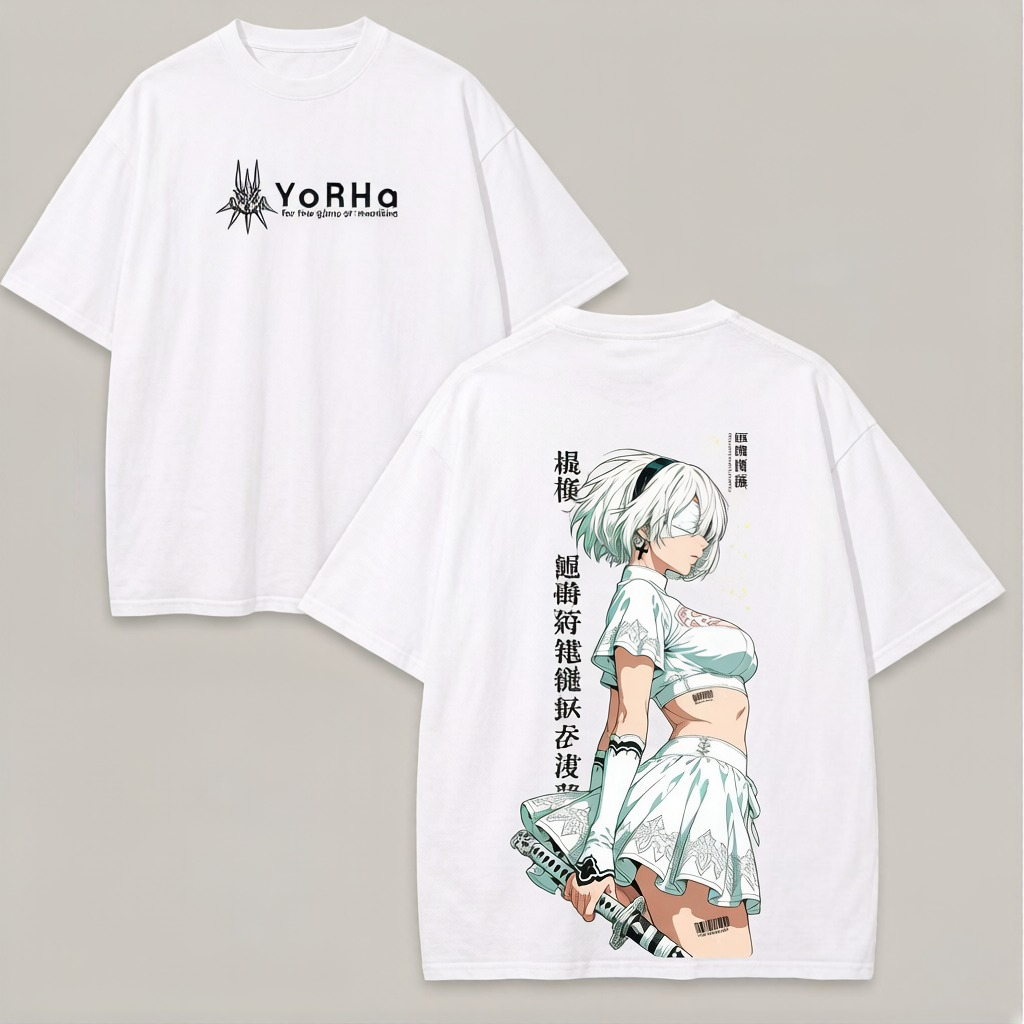 2026 summer Anime NieR Automat - Street Fashion Logo review and price
