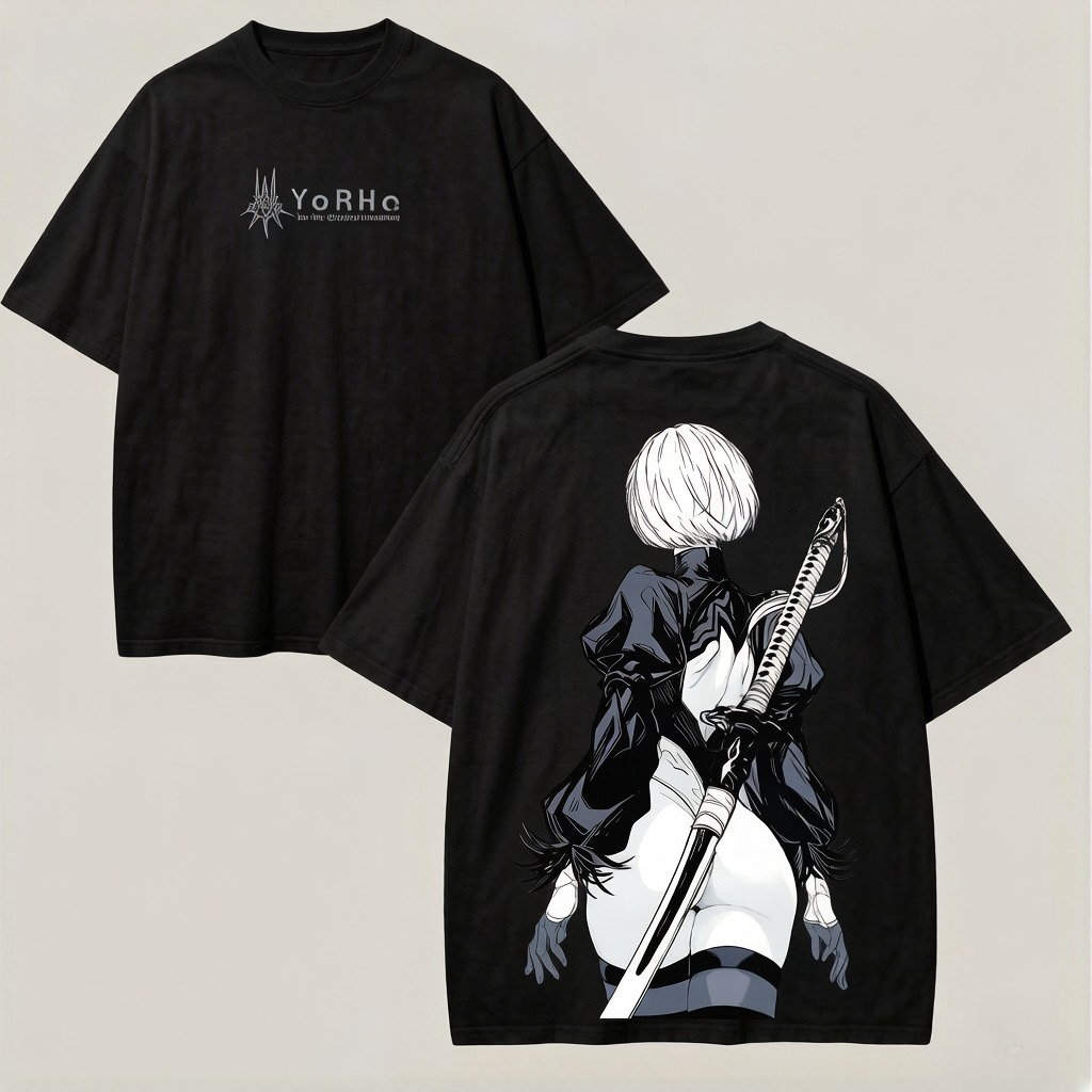 2026 summer Anime NieR Automat - Street Fashion Logo review and price