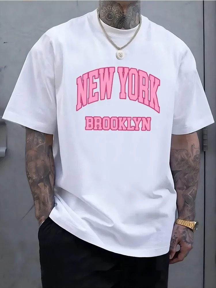 Men Summer Cotton Short Sleeve - Street Fashion New York review and price