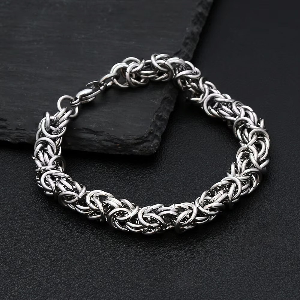 Byzantine Chain Bracelet Stain - Street Fashion Jewelry review and price