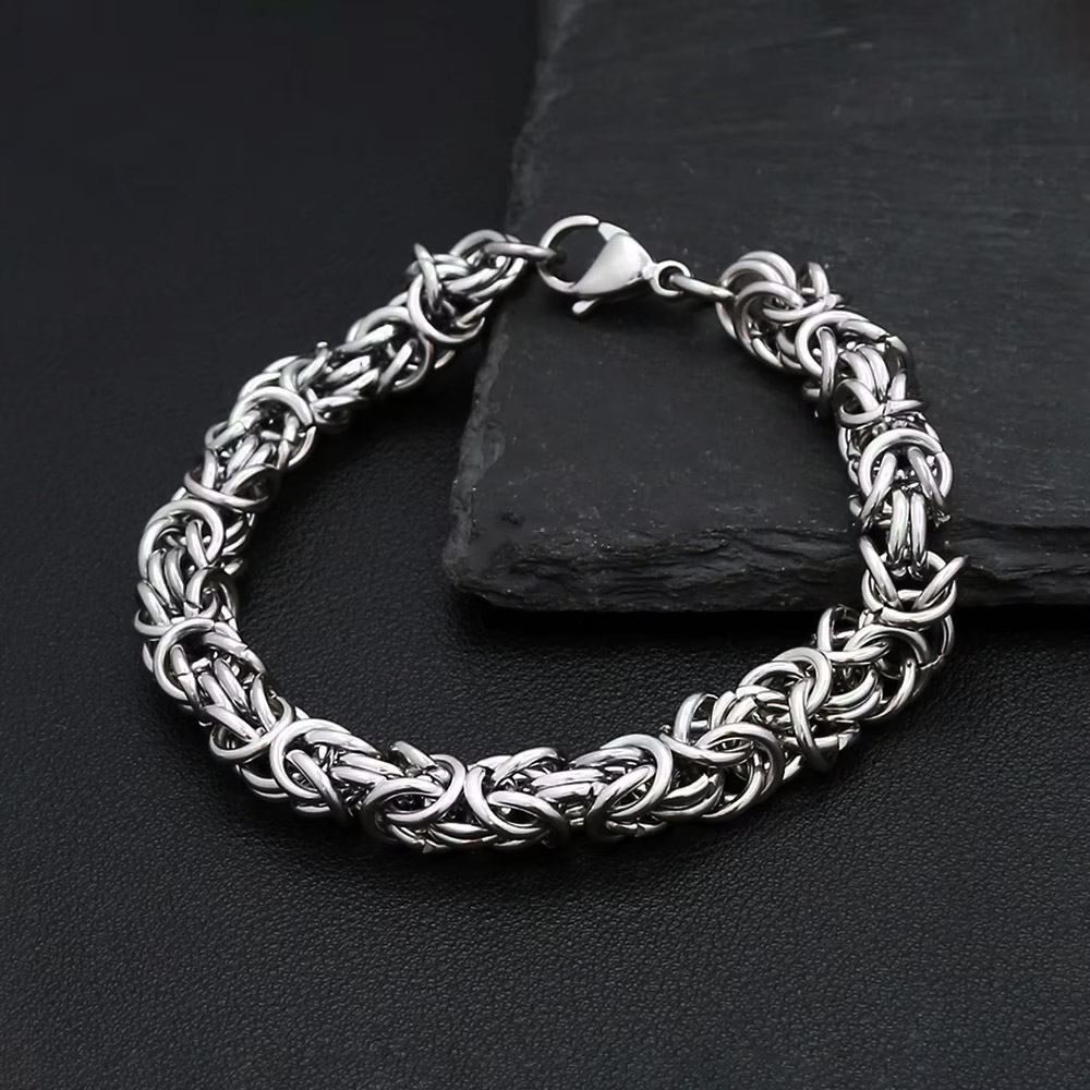 Byzantine Chain Bracelet Stain - Street Fashion Jewelry review and price