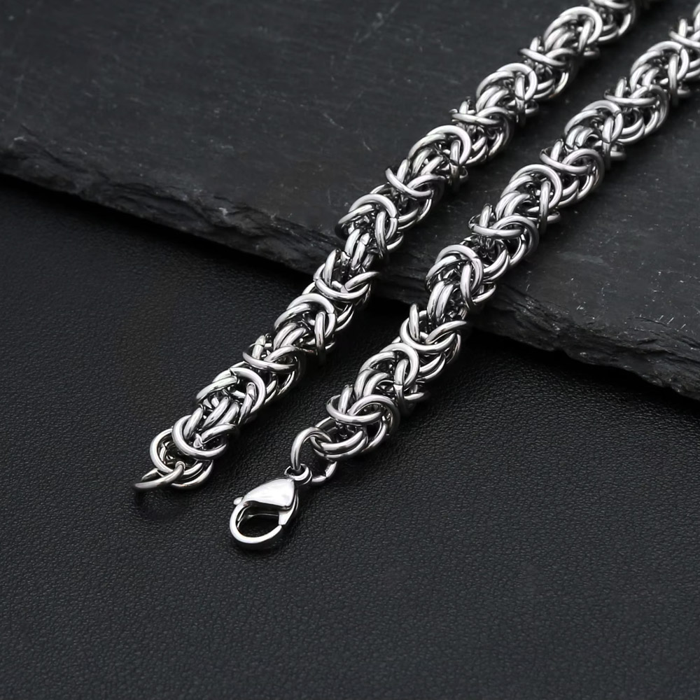 Byzantine Chain Bracelet Stain - Street Fashion Jewelry review and price