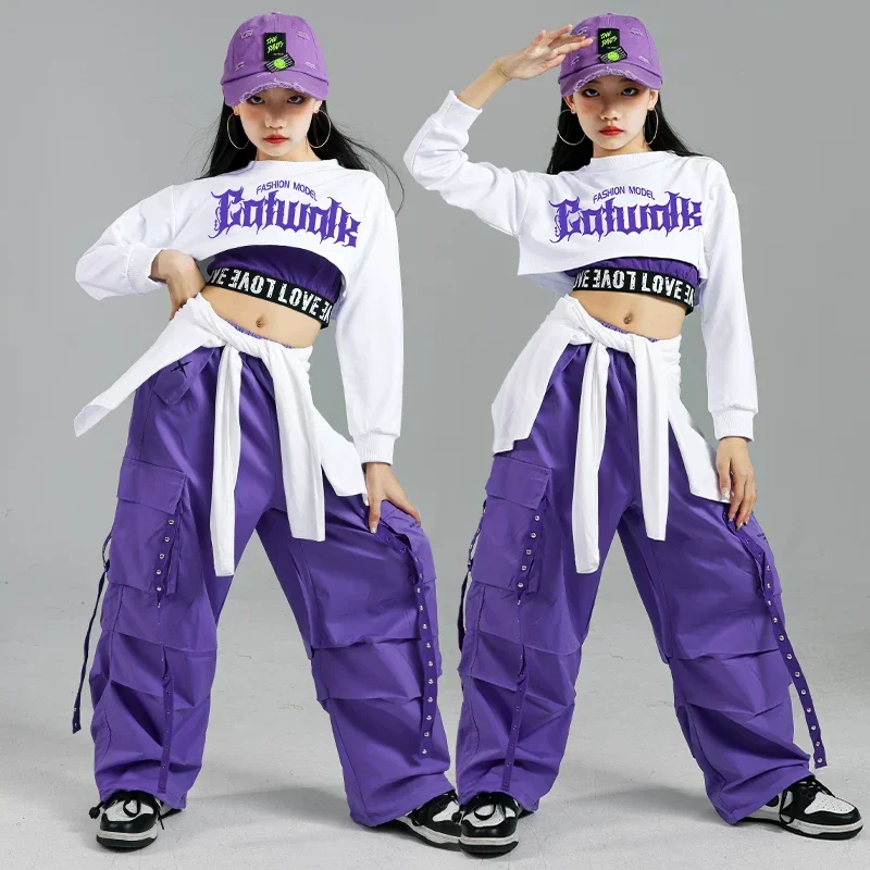 Children Street Dance Outfits  - Street Fashion Outfit Girl review and price