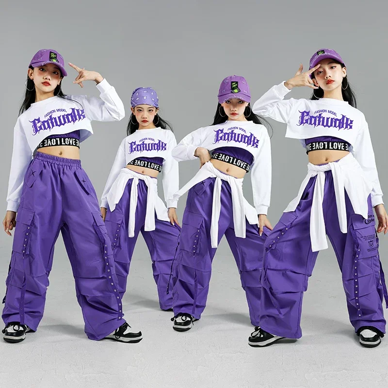 Children Street Dance Outfits  - Street Fashion Outfit Girl review and price