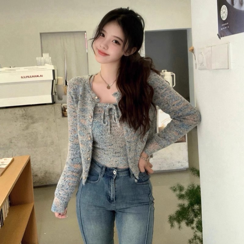 Knitted Sets Women Autumn Spic - Street Fashion Korean Girl review and price