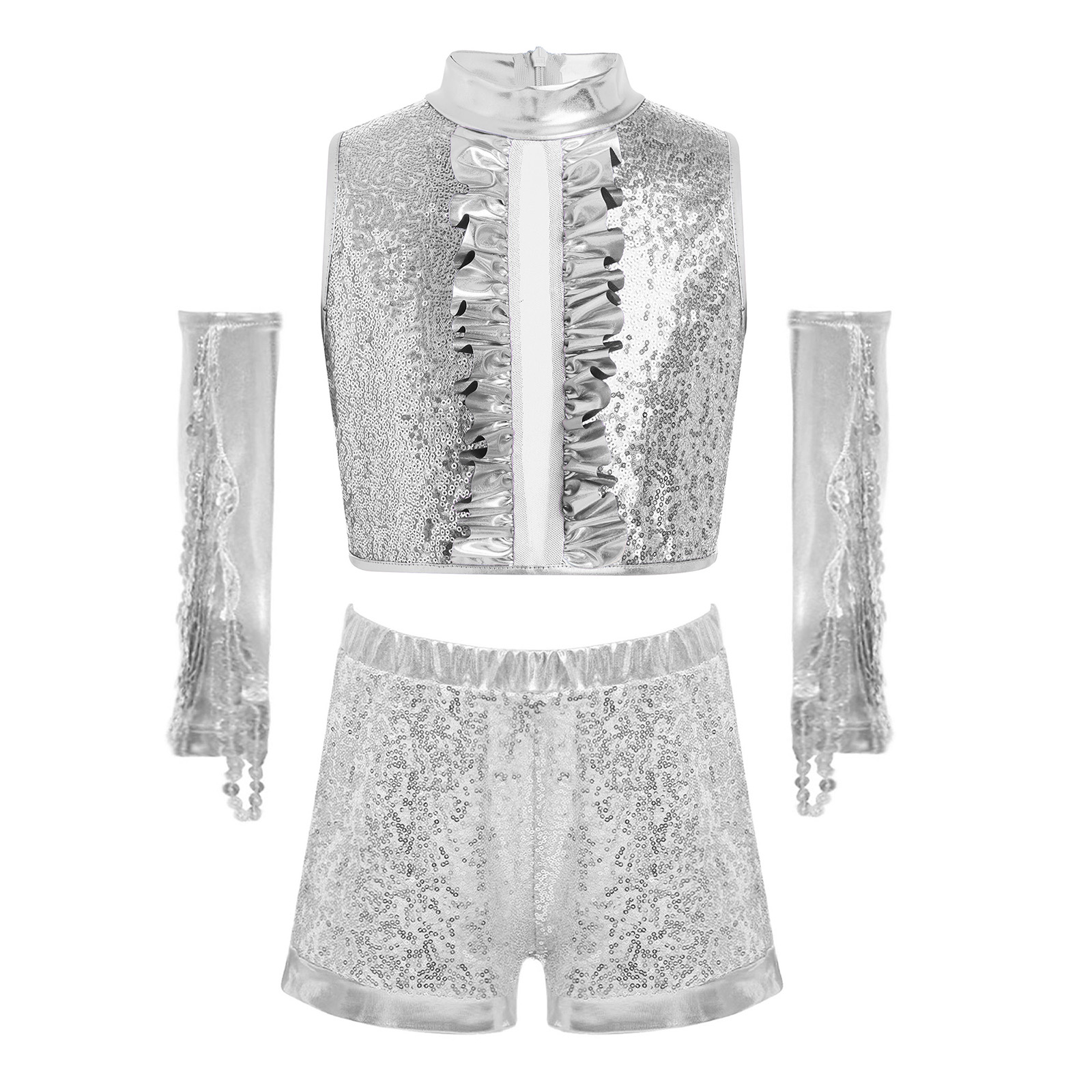 Kids Sparkling Metallic Sequin - Street Fashion Girl review and price