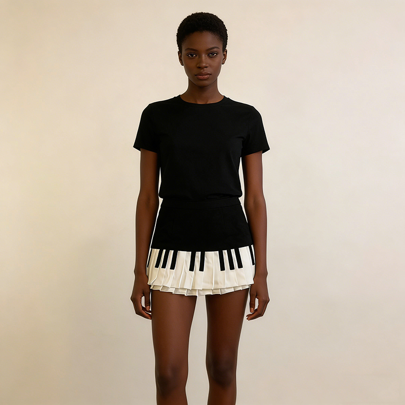 Summer Women Piano Designer Fa - Street Fashion Korean Girl review and price