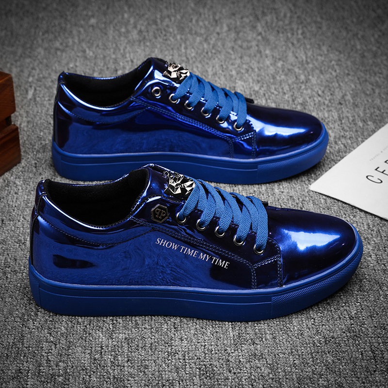Luxury Men Casual Sneakers Blu - Street Fashion Style Male review and price