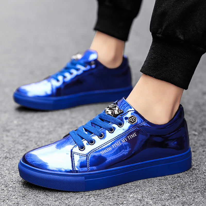 Luxury Men Casual Sneakers Blu - Street Fashion Style Male review and price