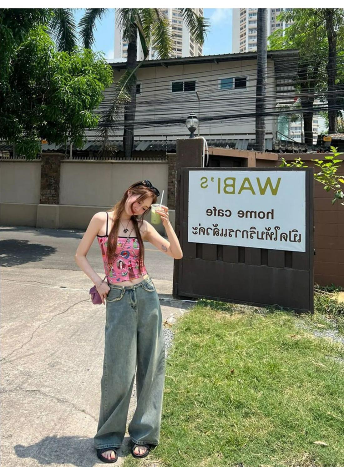 Gagarich Korean Fashion Y2K Ca - Street Fashion Korean Girl review and price