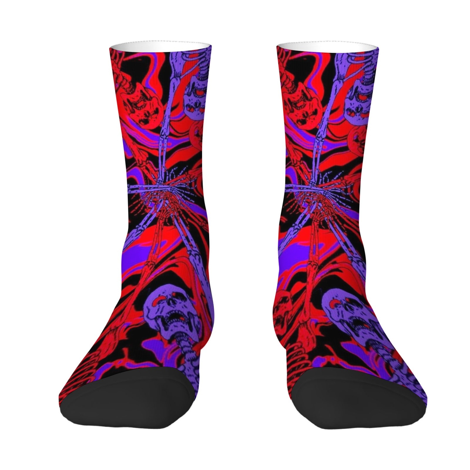 Crazy Punk Skull Men's Socks H - Street Fashion Style Youtube review and price