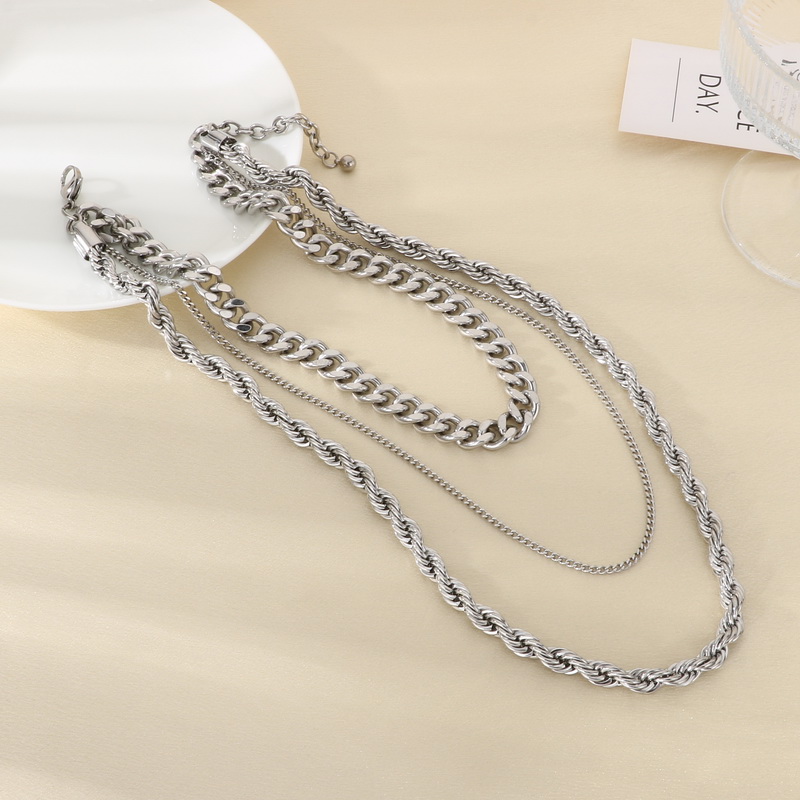 Stainless Steel Chain Cuban Li - Fashion Street Singapore review and price