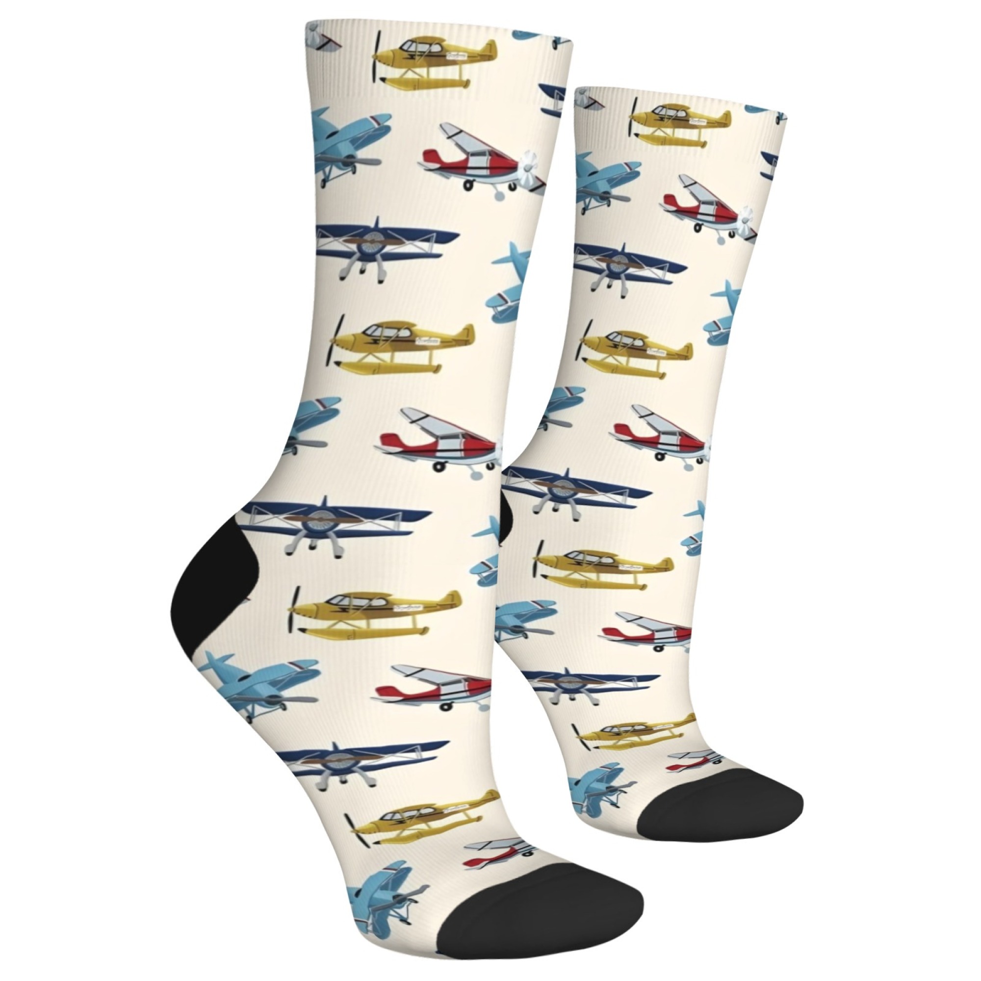 Nostalgic airplane men's socks - Street Fashion Style Youtube review and price
