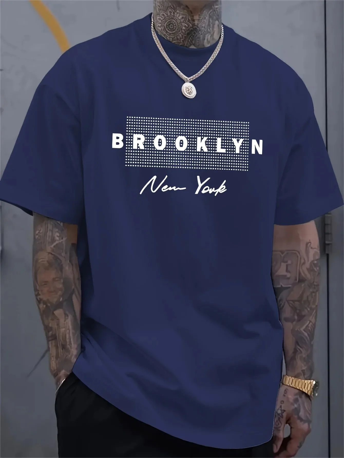 Men's New York Letter Printed  - Street Fashion New York review and price