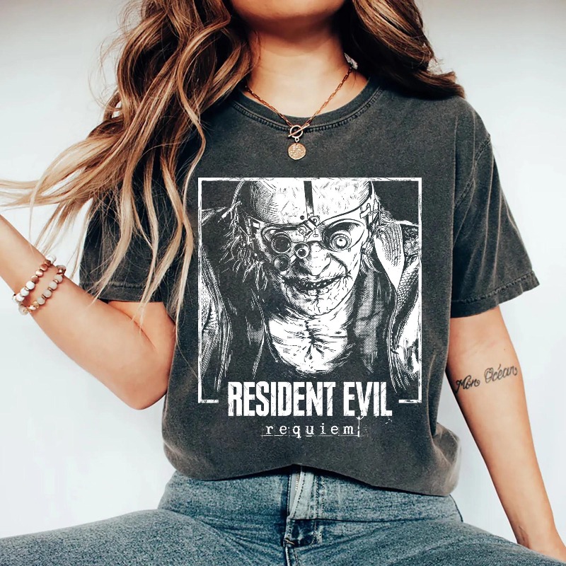 Retro Resident Evil 9 Requiem  - Street Fashion Style Male review and price