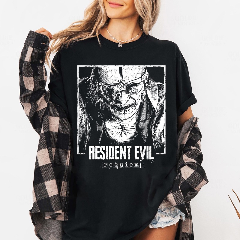Retro Resident Evil 9 Requiem  - Street Fashion Style Male review and price