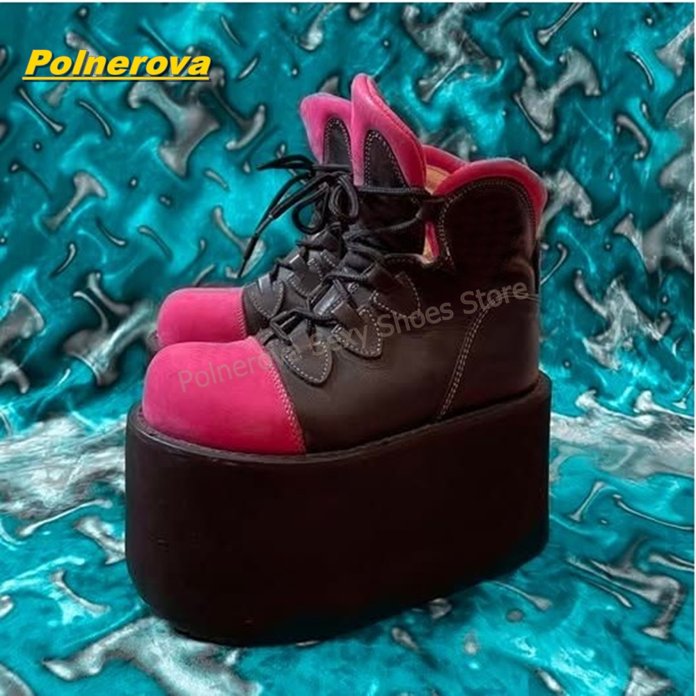 Y2K Punk Platform Mid Calf Boo - Street Fashion Hot review and price