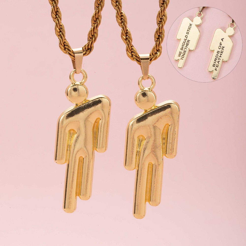 2Pcs Hip Hop Stainless Steel S - Fashion Street Singapore review and price
