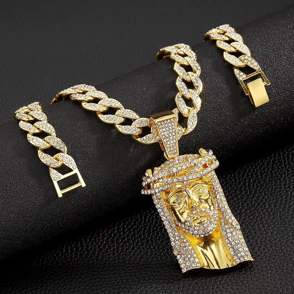 Men Women Hip Hop Pendant Neck - Fashion Street Singapore review and price