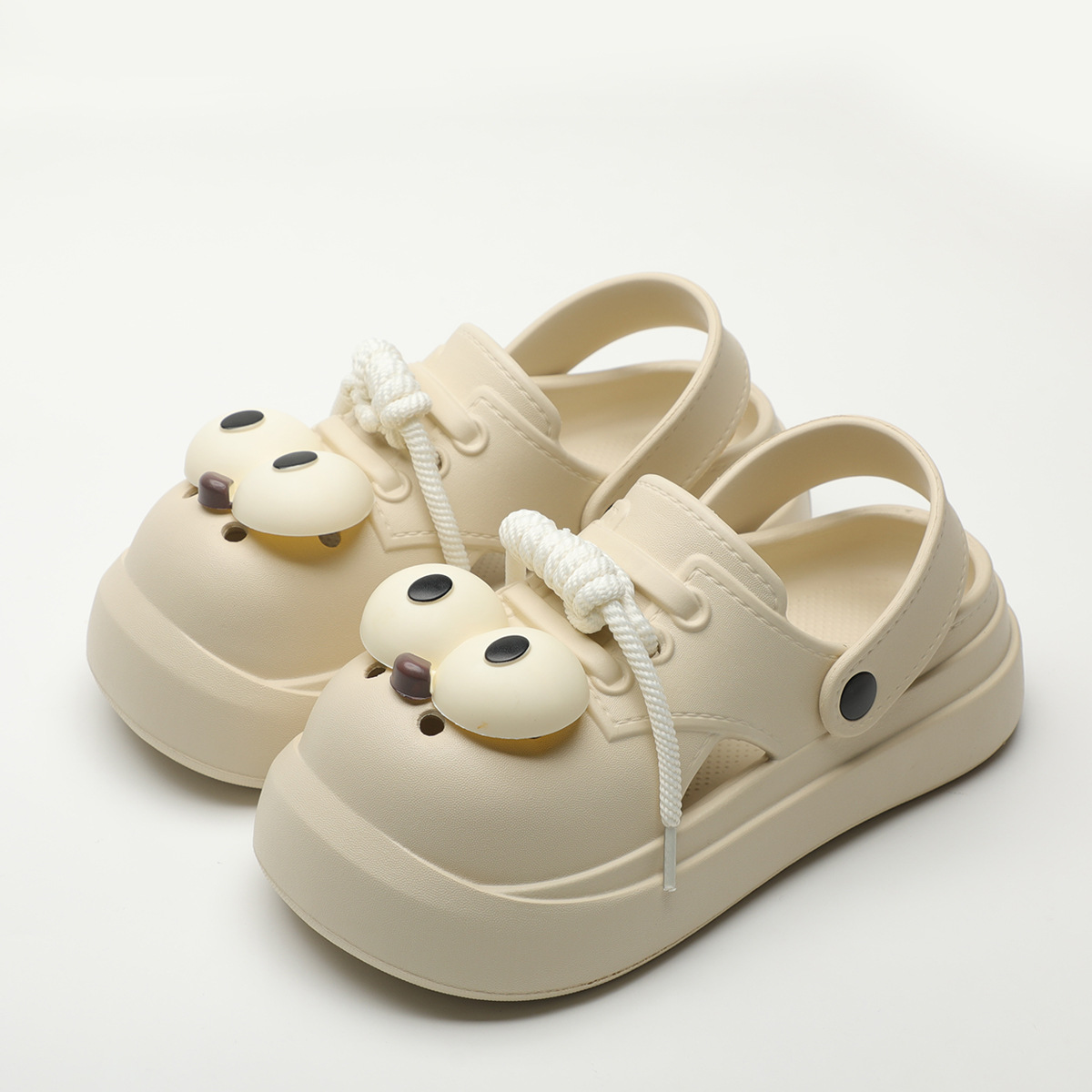 Cute DIY Big Eyes Fashion Clog - Street Fashion Girl review and price