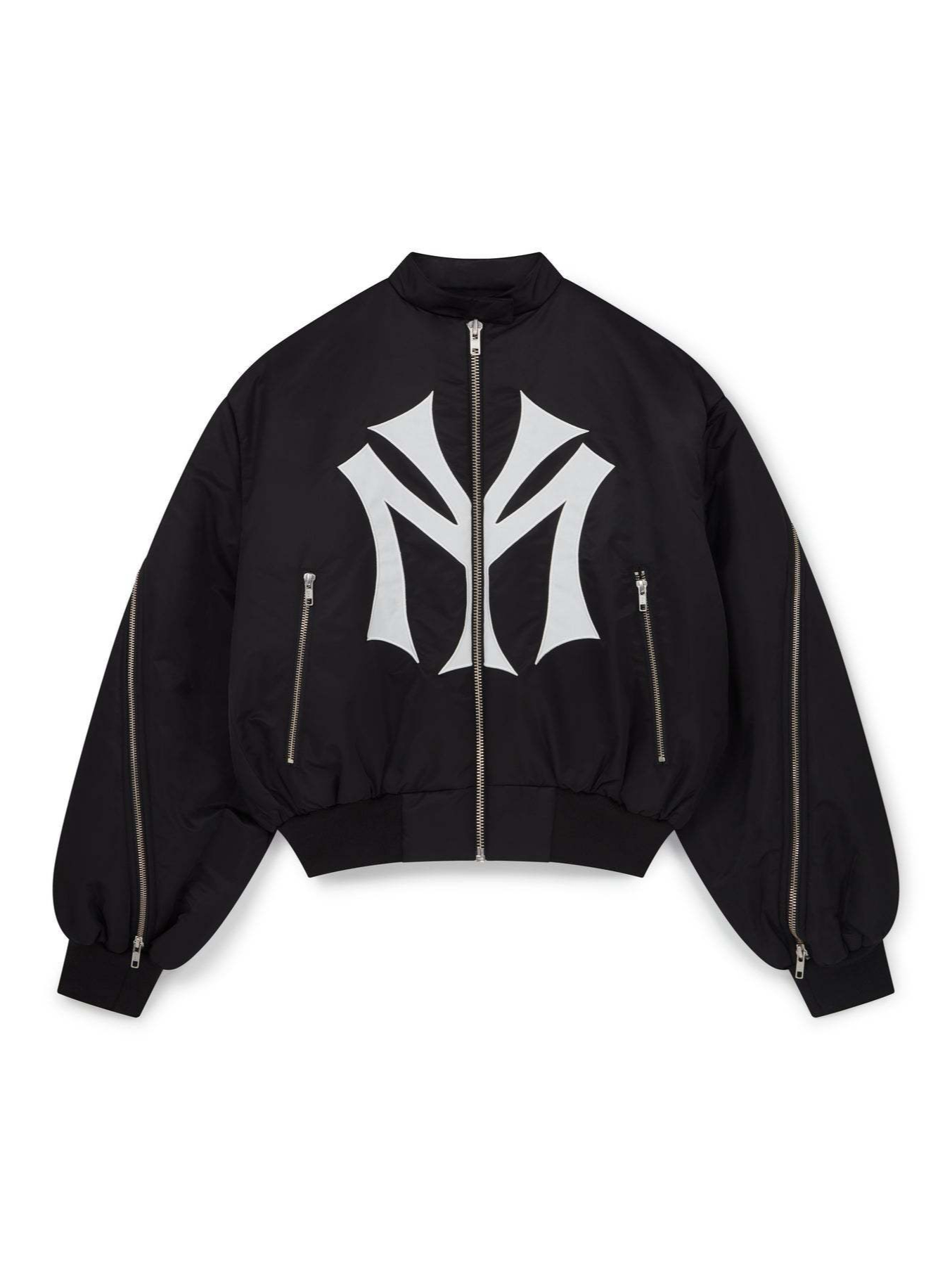 Cropped Bomber Jacket Oversize - Street Fashion Logo review and price