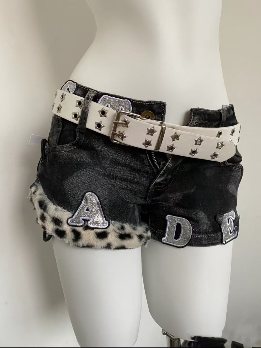 Y2k Embroidered Patch Denim Sh - Street Fashion Girl review and price