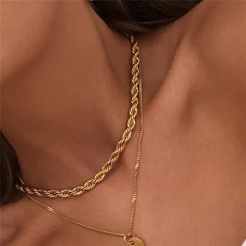 Minimalist Basic Gold Color Tw - Fashion Street Singapore review and price