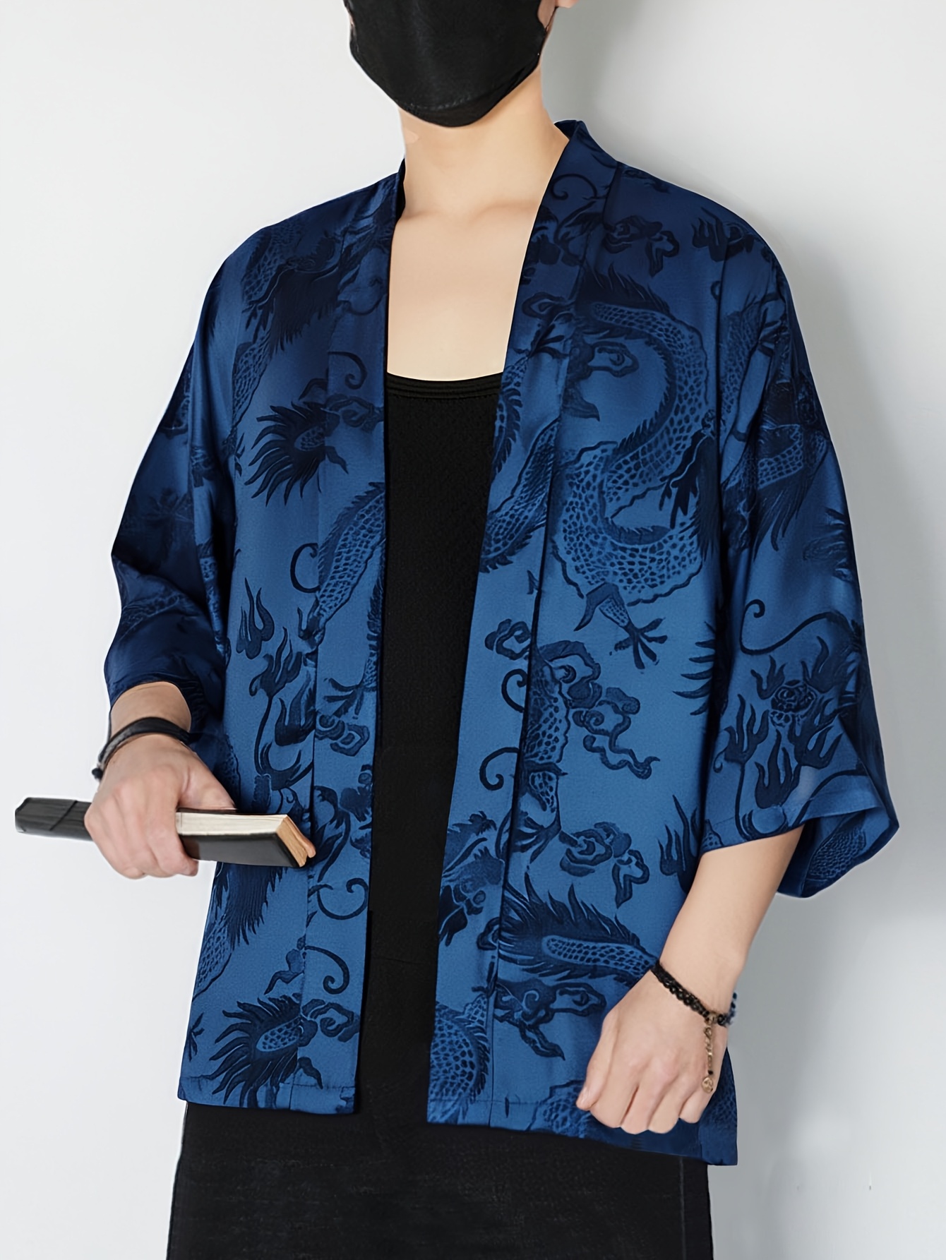 2026 Summer Men's Kimono 3D Pr - Street Fashion Designer review and price