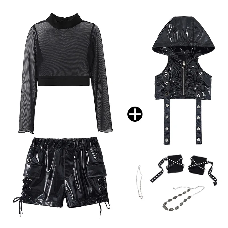 Girls Sequin Jazz Dance Costum - Street Fashion Outfit Girl review and price