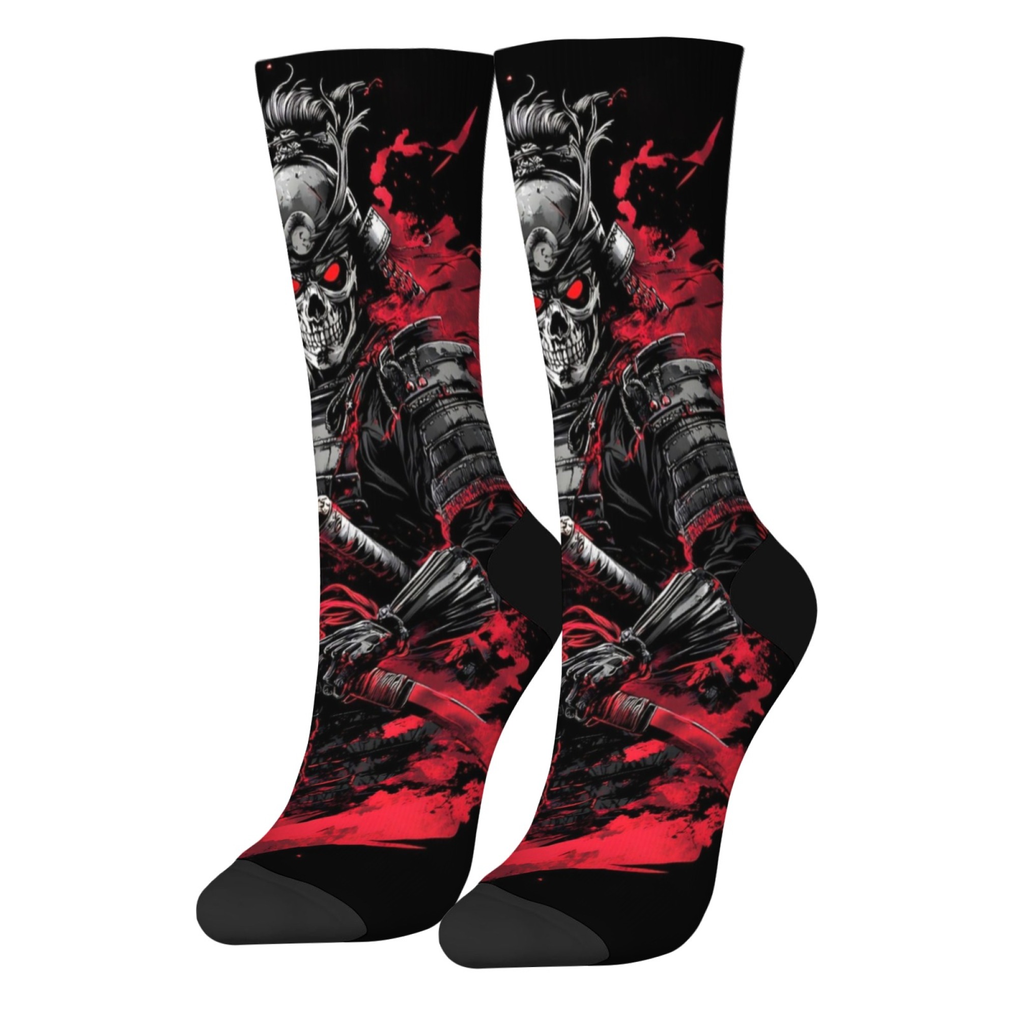 Skull Devil Warrior Men's Sock - Street Fashion Style Youtube review and price