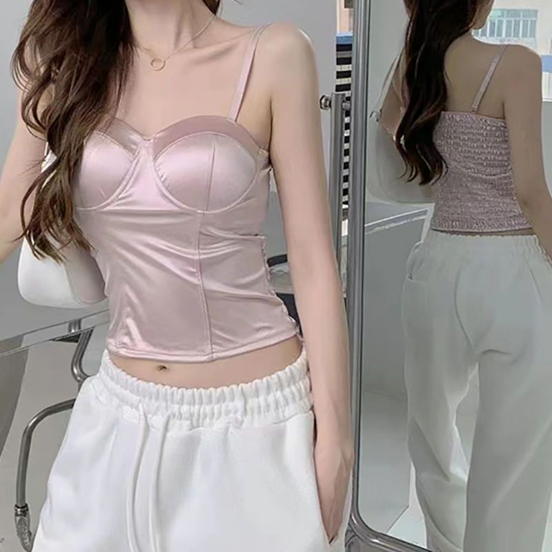 Camisole Women Summer Y2k Swee - Street Fashion Korean Girl review and price