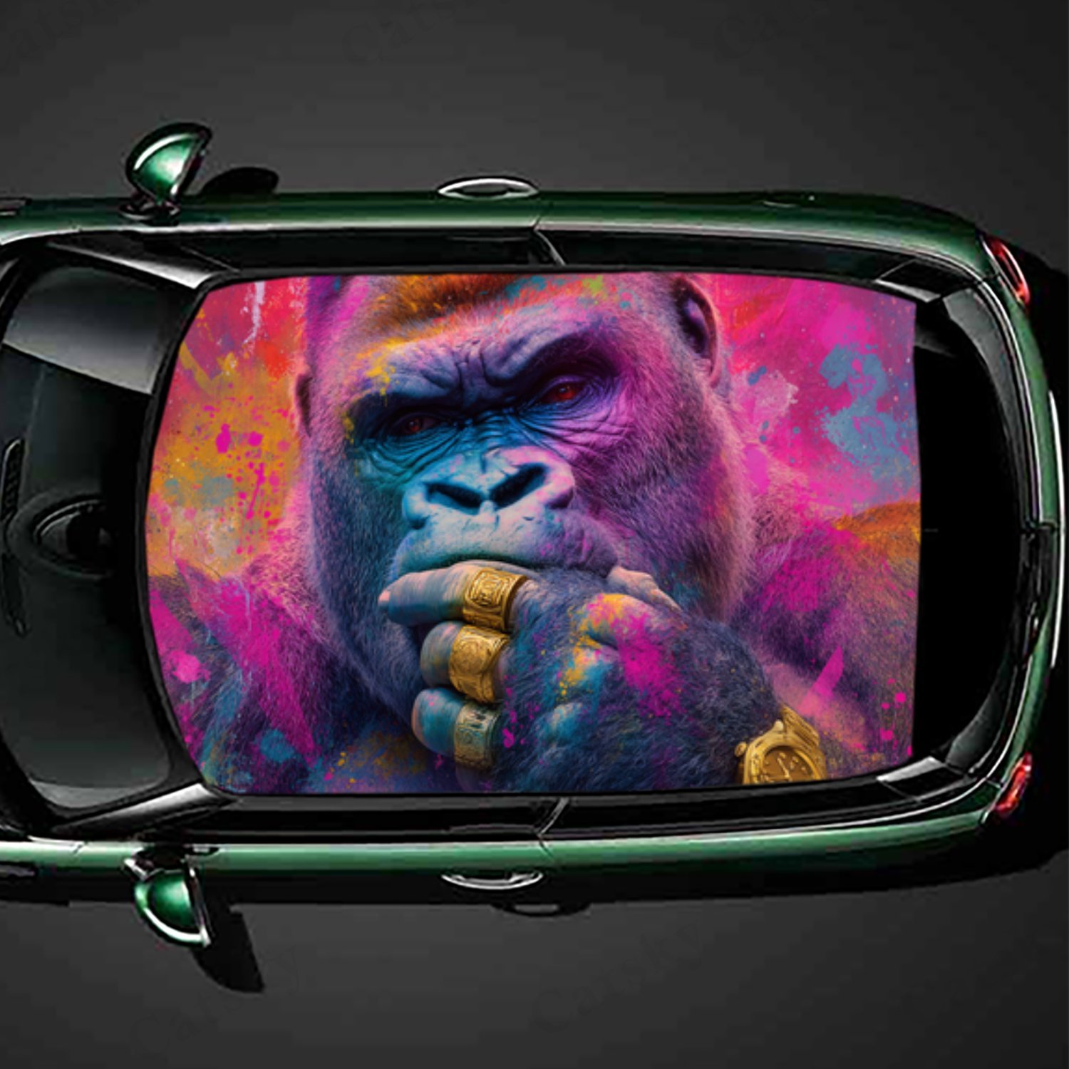 Fashionable Street Art Chimp M - Street Fashion Pose review and price