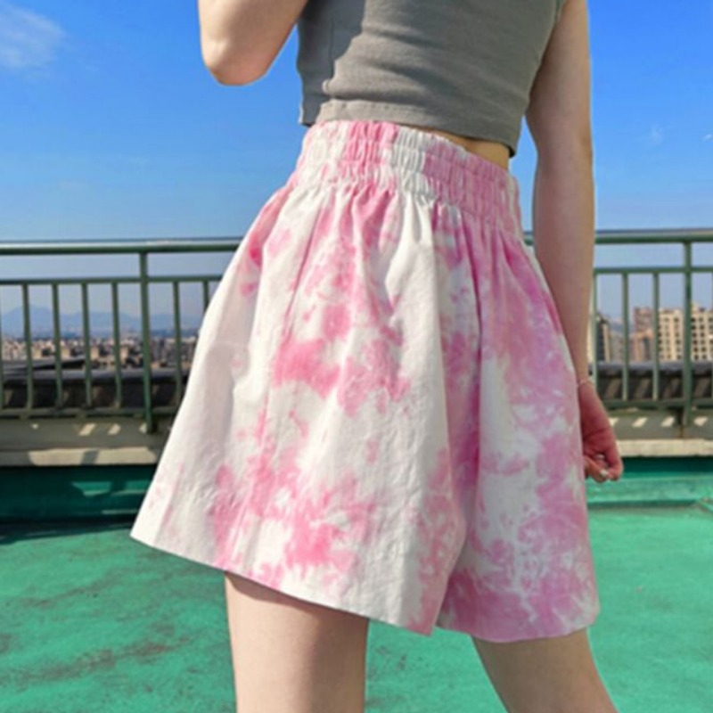 Tie Dye Shorts for Women Summe - Street Fashion Korean Girl review and price