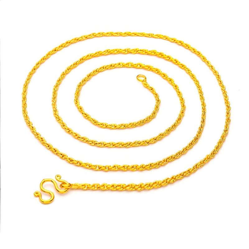 Hip Hop 2mm Twisted Rope 24K G - Fashion Street Singapore review and price