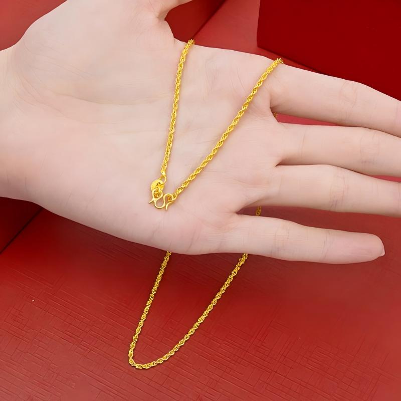 Hip Hop 2mm Twisted Rope 24K G - Fashion Street Singapore review and price