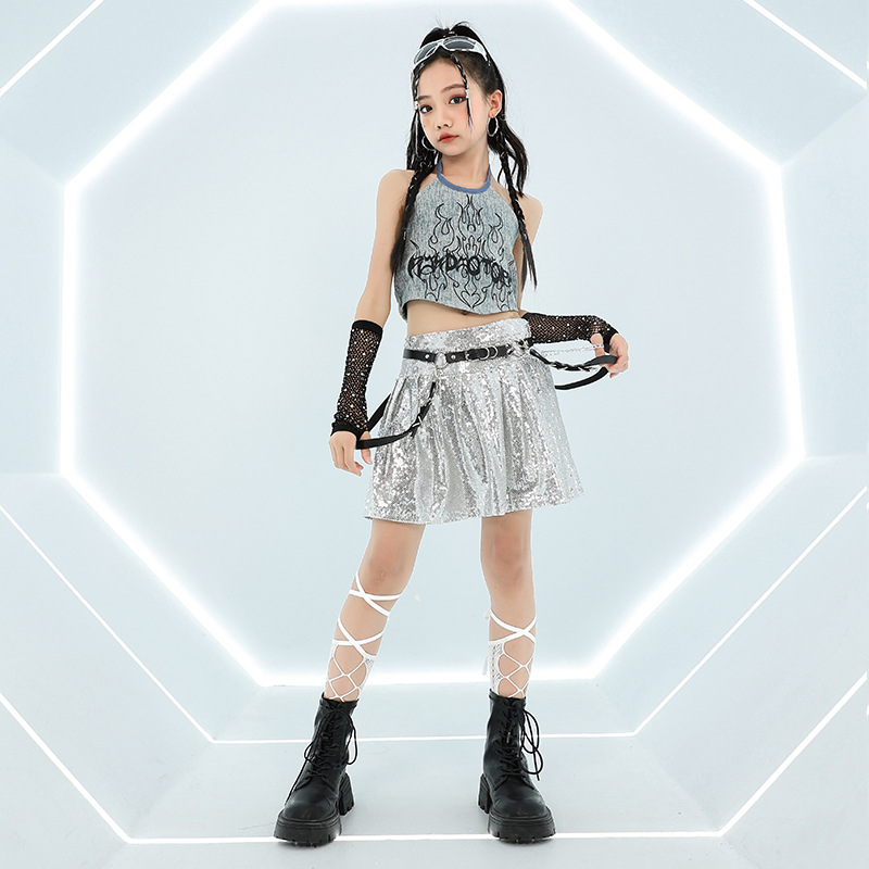 Cool Girl Hip Hop Jeans Tops F - Street Fashion Outfit Girl review and price