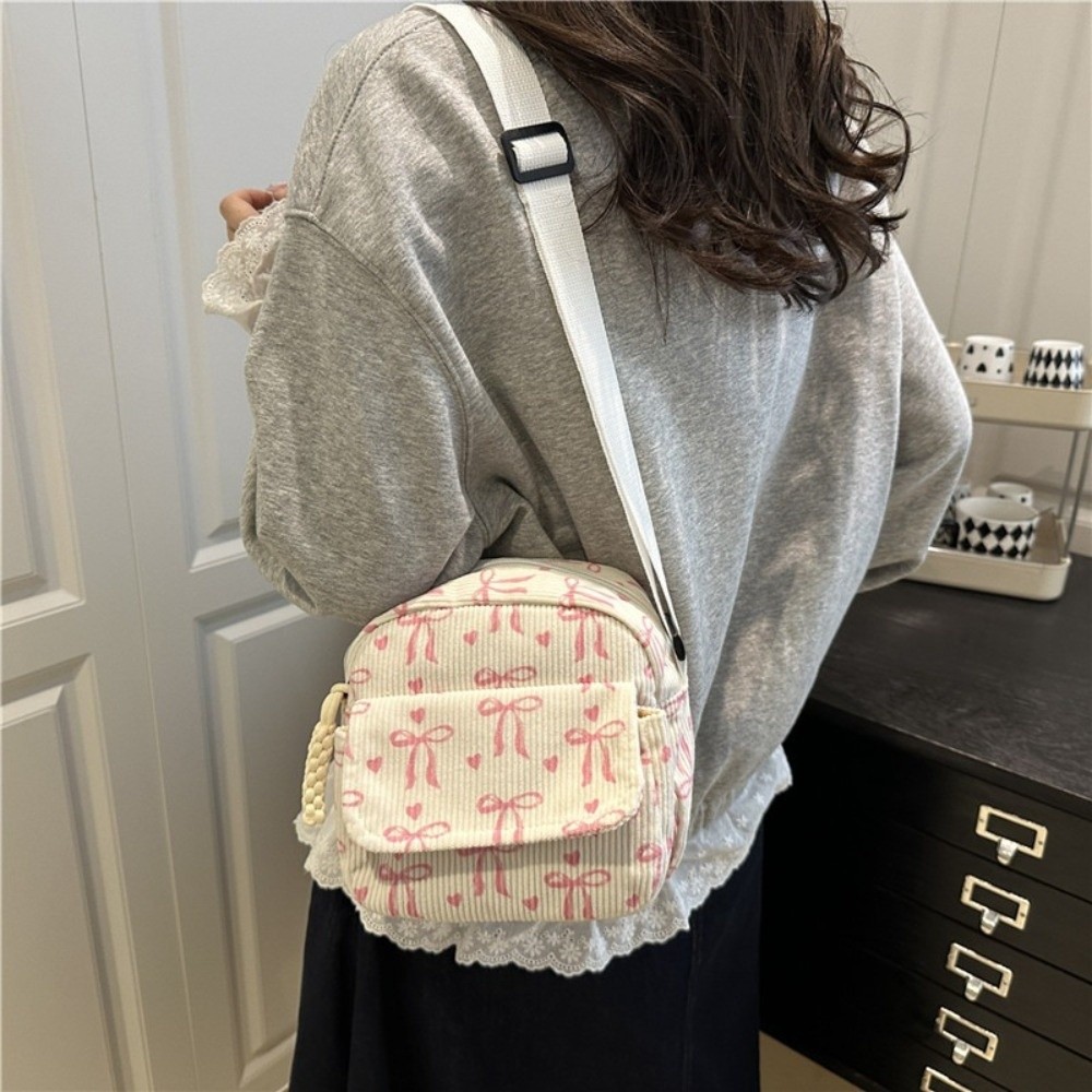 Women's Corduroy Small Shoulde - Street Fashion Korean Girl review and price