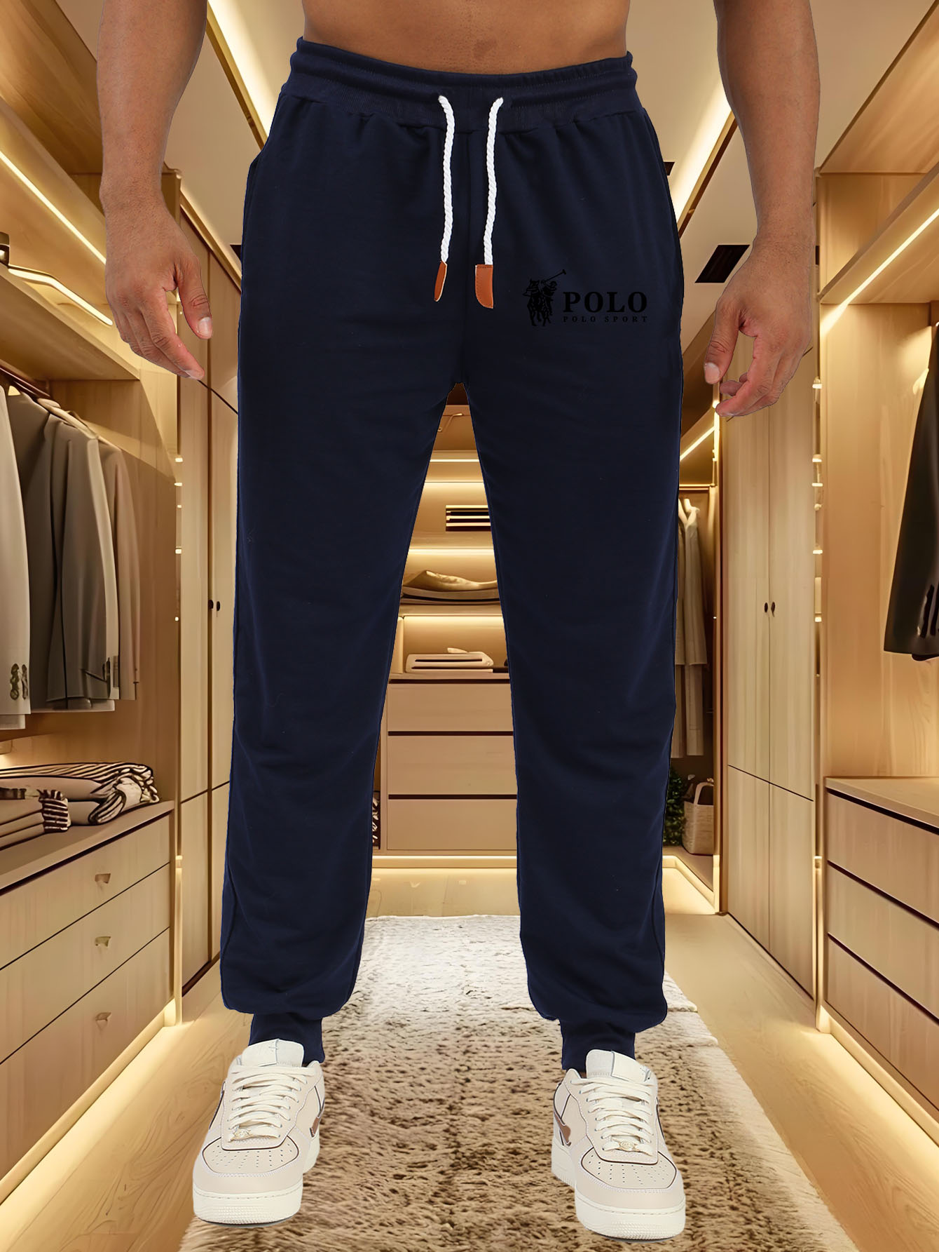 Men Jogger Pants Classic POLO  - Street Fashion Logo review and price