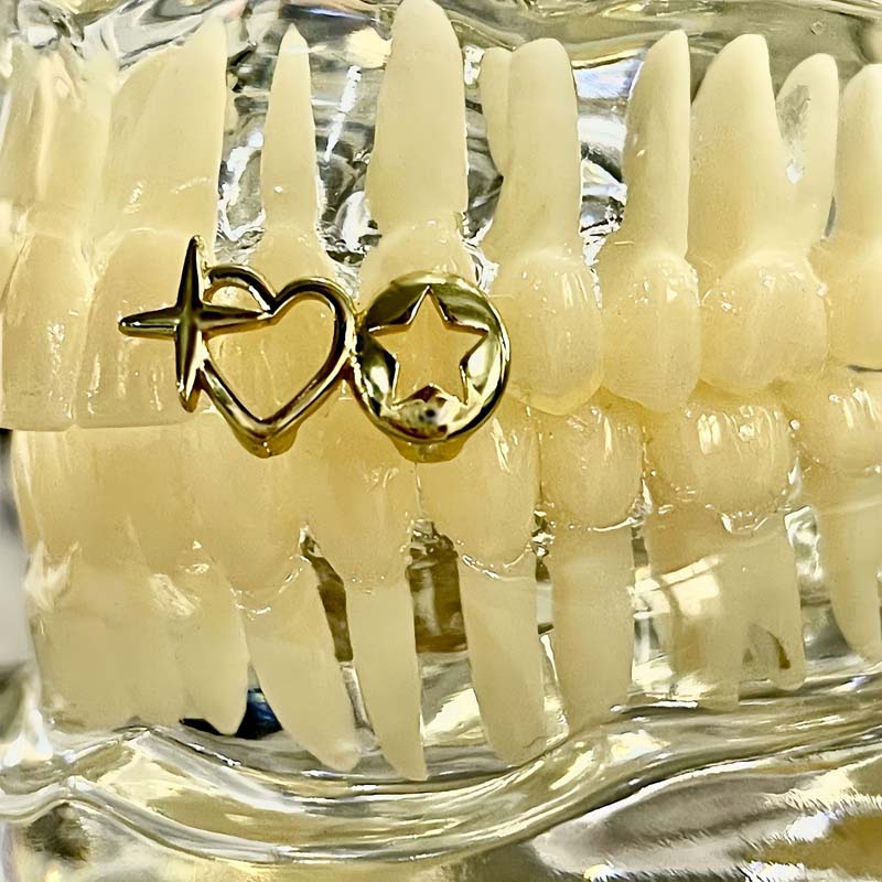 Punk Hip Hop Hollow Heart Teet - Street Fashion Jewelry review and price
